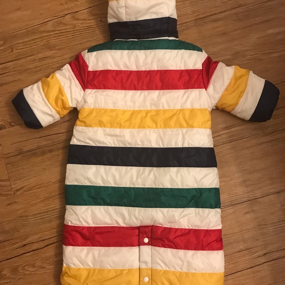 Hudson's Bay Signature Striped Bunting Suit - Picture 1 of 3